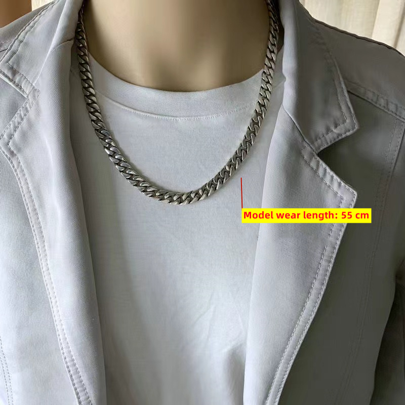 Factory Price 100% S925 Sterli - 925 Sterling Silver Chain Necklace Men recension och pris