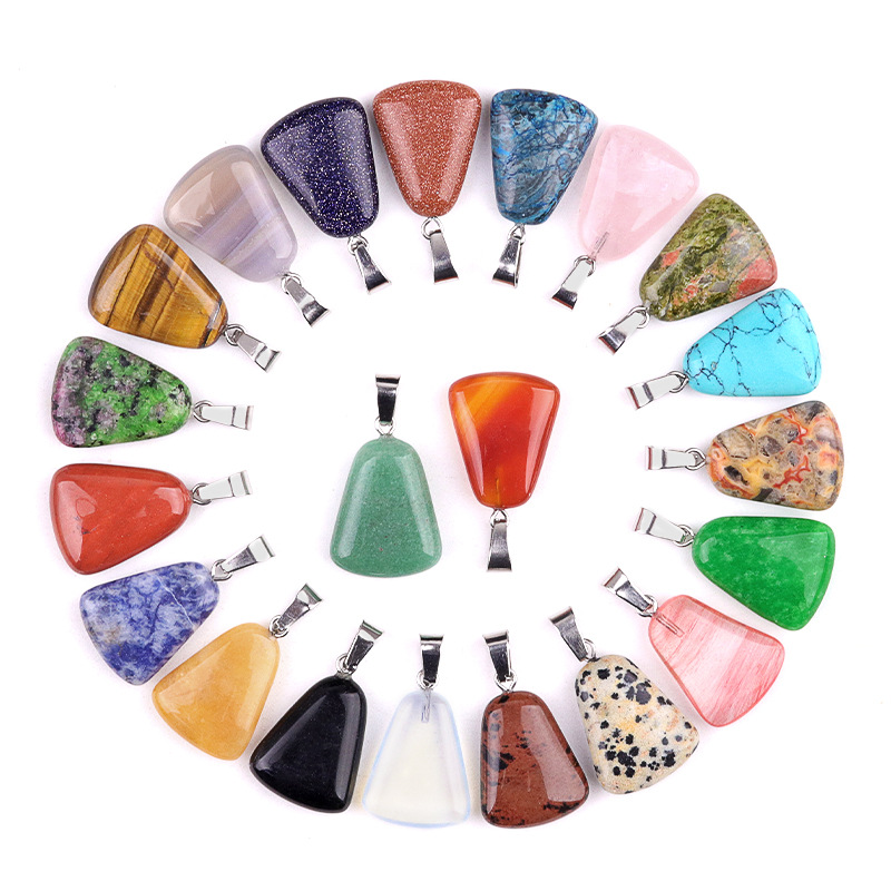 20pcs/ Bag Carving White Cryst - Crystal Pendant Necklace Natural Stone recension och pris