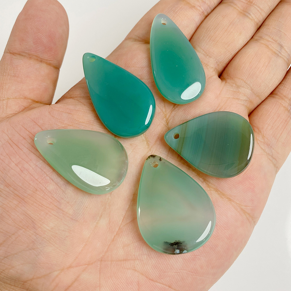 1PC Big Waterdrop Shape Stone  - Crystal Pendant Necklace Natural Stone recension och pris