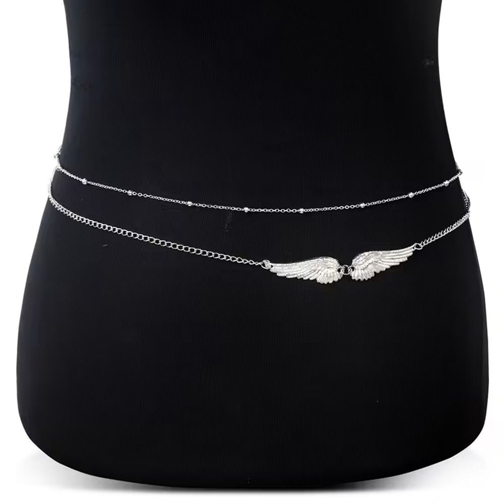 Gift Elegant Double Layer Wing - Body Jewelry recension och pris