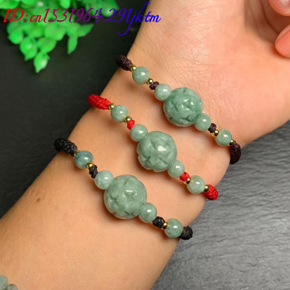 A Myanmar Jadeite Carve Bead B - Bracelets recension och pris