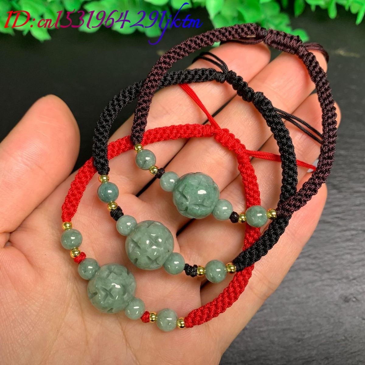 A Myanmar Jadeite Carve Bead B - Bracelets recension och pris