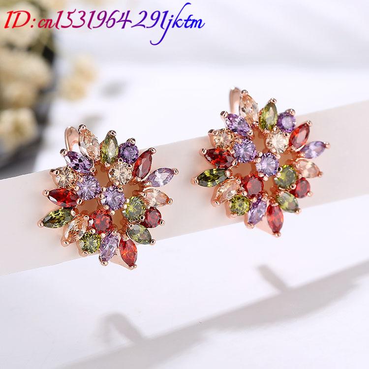 Natural Crystal Flower Earring - Earrings recension och pris