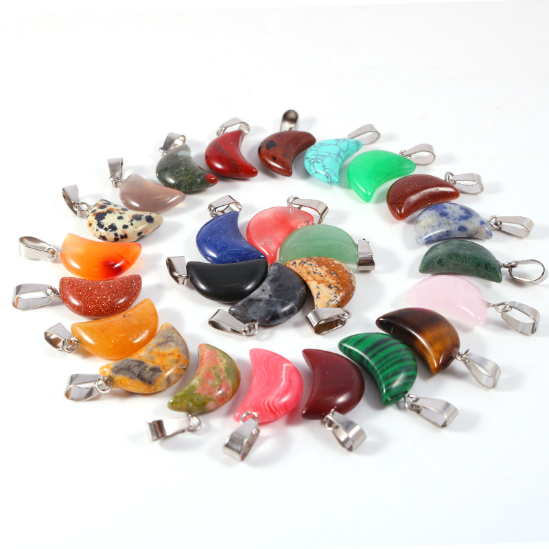 20pcs/ Bag Natural Stone Cryst - Crystal Pendant Necklace Natural Stone recension och pris