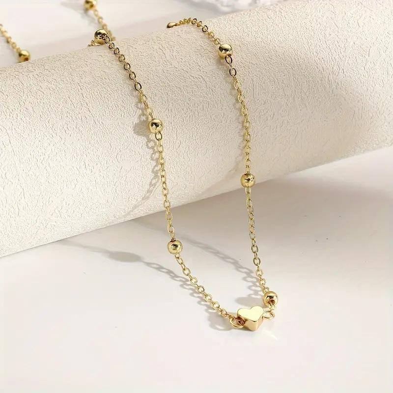 Girls Simple Heart Beaded Bell - Body Jewelry recension och pris
