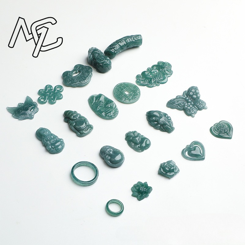 2PC Natural Blue Water Jadeite - Bracelets recension och pris