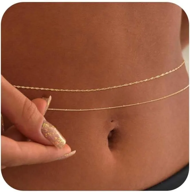 14k Gold Plated 26-33Inch Adju - Body Jewelry recension och pris