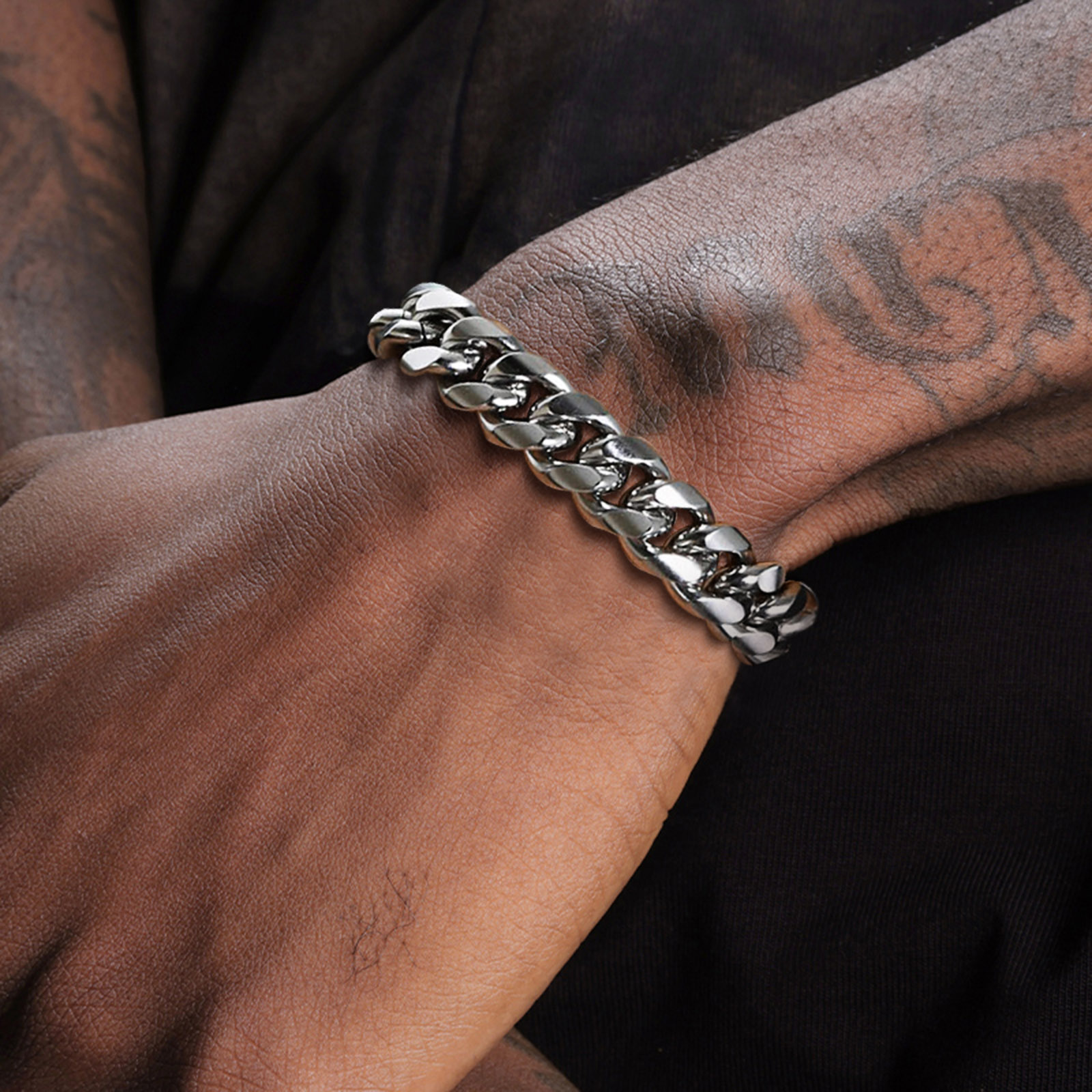 6-12MM Cuban Chain Mens Bracel - Cuban Link Chain 12Mm recension och pris