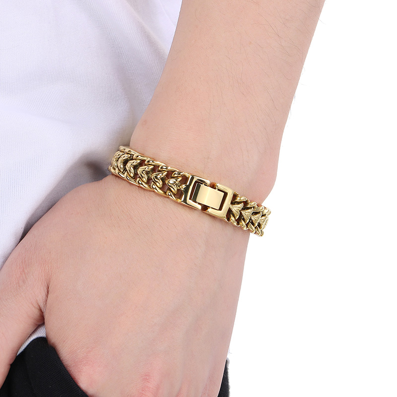 KALEN Shiny Stainless Steel Br - Cuban Link Chain 12Mm recension och pris