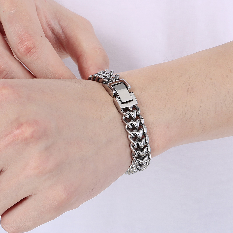 KALEN Shiny Stainless Steel Br - Cuban Link Chain 12Mm recension och pris